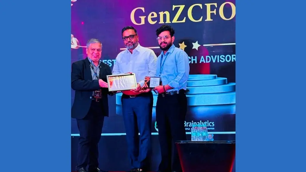 GenZCFO named Best NBFC and Fintech Advisor in India at awards