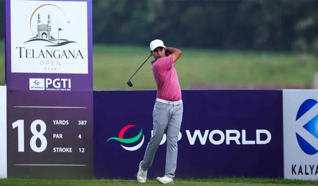 Akshay Sharma and Manu Gandas share Telangana Open lead