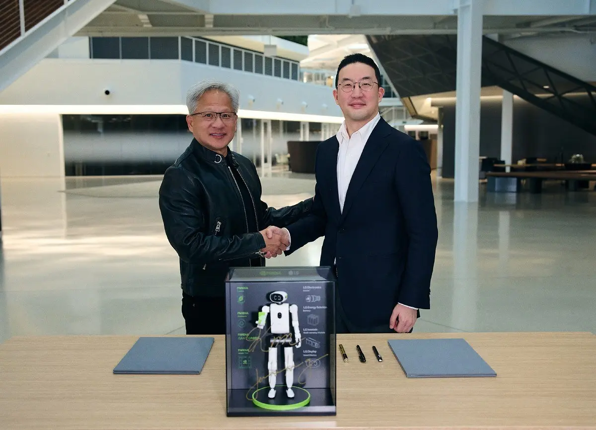 LG partners with Nvidia to build AI robots and self-driving hardware