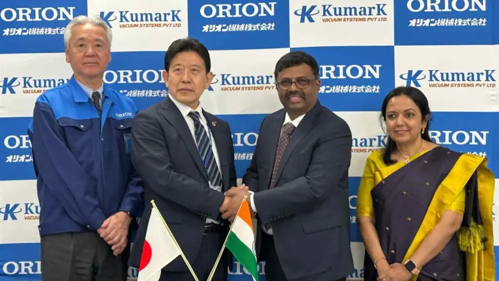 Japan's Orion Machinery sets up India vacuum pump JV