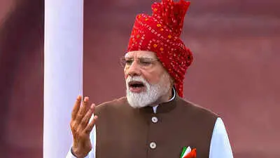 Modi delivers 13th consecutive Independence Day speech from Red Fort