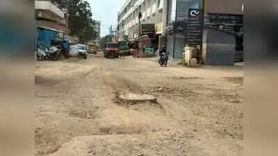 Woman dies after two-wheeler skids on damaged Bengaluru road