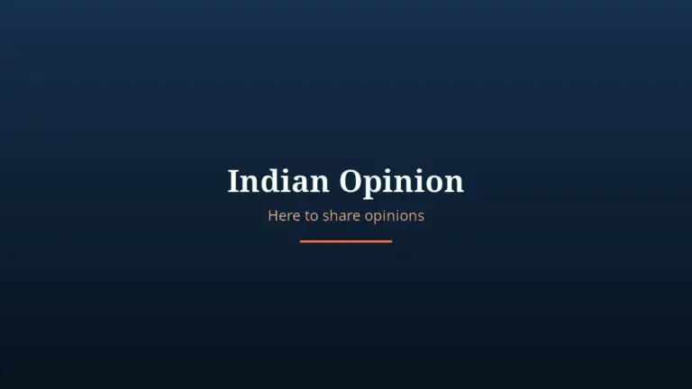 Indian Opinion