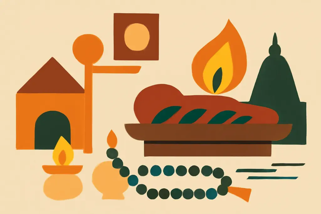 Christian priest performs Hindu funeral rites for house help