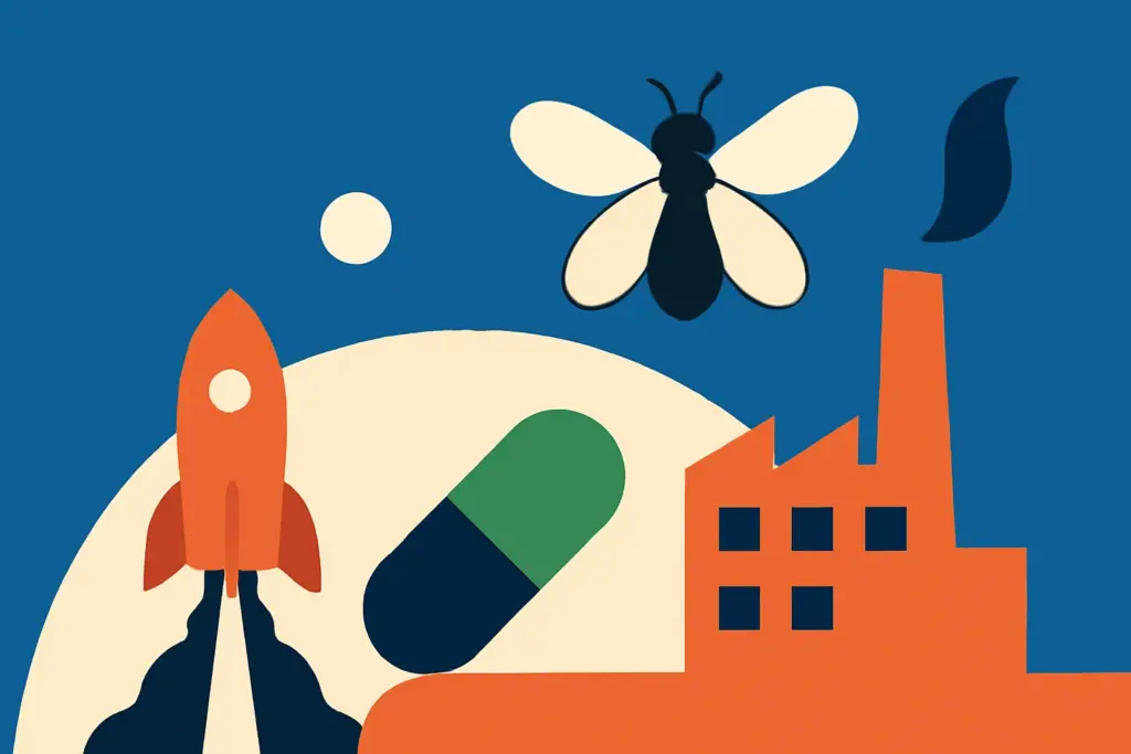 Illustration: Space startup flies drug factory in stratospheric balloon test
