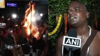 Jharkhand protester shaves head, performs 'last rites' for Soren, Rahul