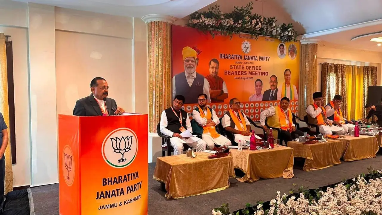 Peace and development mark PM Modi's tenure in J&K: Jitendra Singh