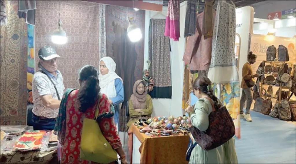 J&K Pavilion showcases Pashmina, Kani, Sozni at Delhi trade expo