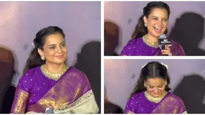 Kangana Ranaut blushes at compliment, video goes viral