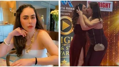 Nikita Rawal Breaks Silence After Fan Kisses Her on Red Carpet