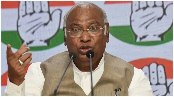 Kharge asks if Gandhi, Nehru were anti-national in Vande Mataram row