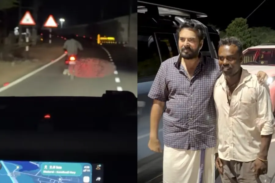 Pandian guides Mammootty’s car past Tamil Nadu roadblock