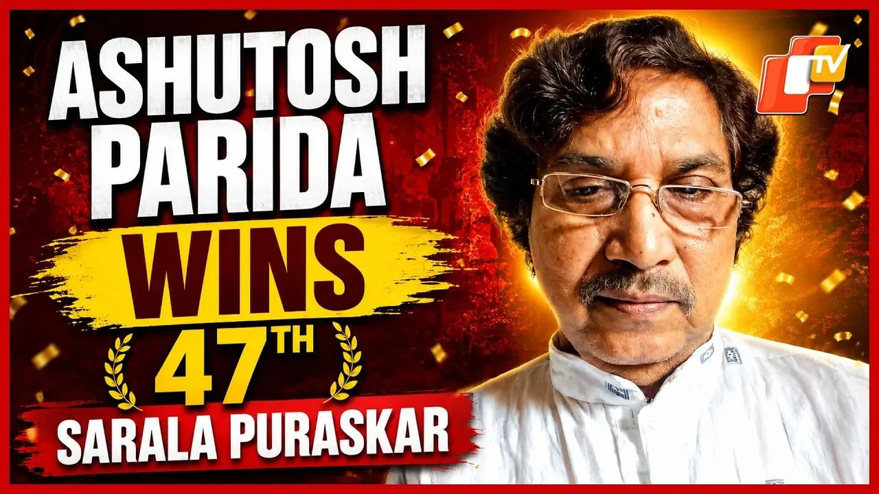 Dr Ashutosh Parida wins Sarala Puraskar for Odia novel
