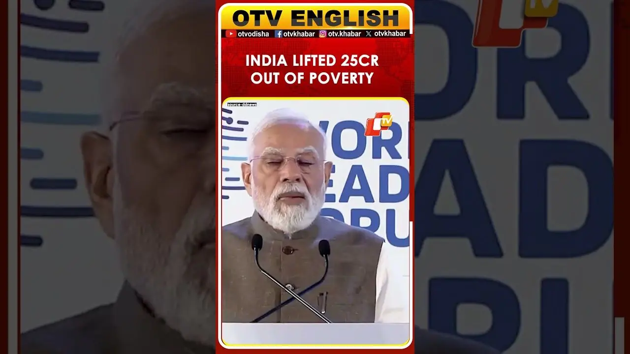 PM Modi says India lifted 25 crore out of poverty