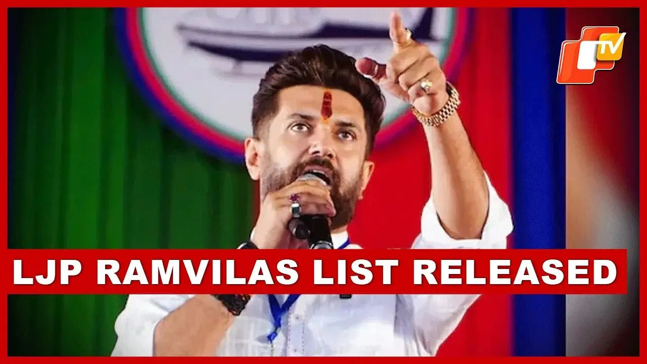 Chirag Paswan unveils new LJP (Ramvilas) national executive list