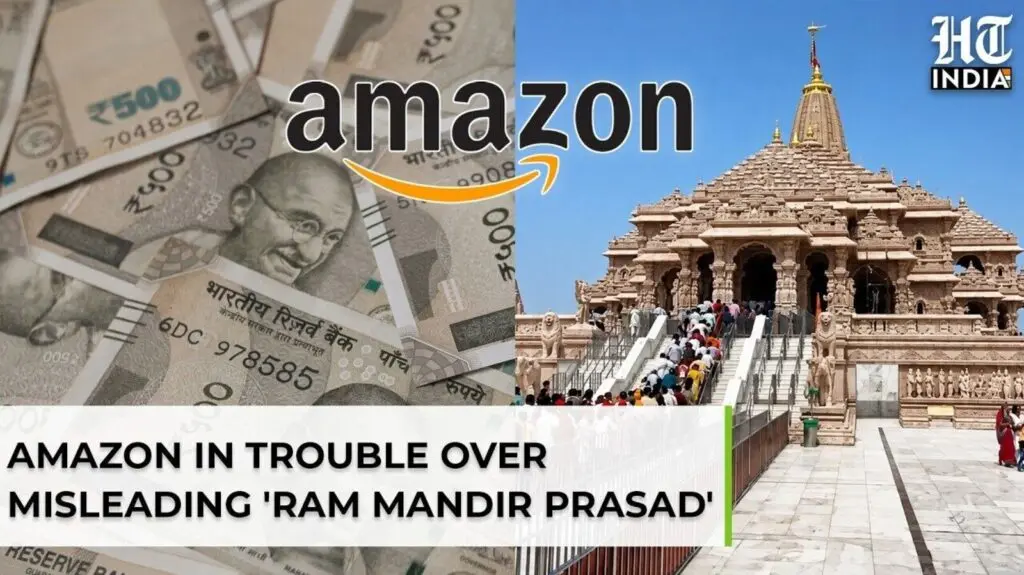 Amazon fined Rs 1 lakh for selling sweets as Ram Mandir prasad