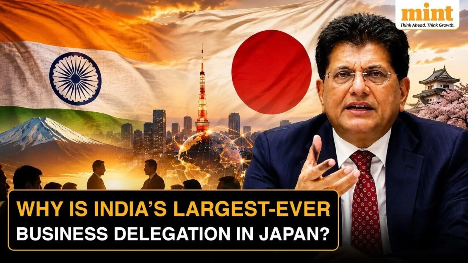 Piyush Goyal asks Japan Inc to double India footprint by 2030