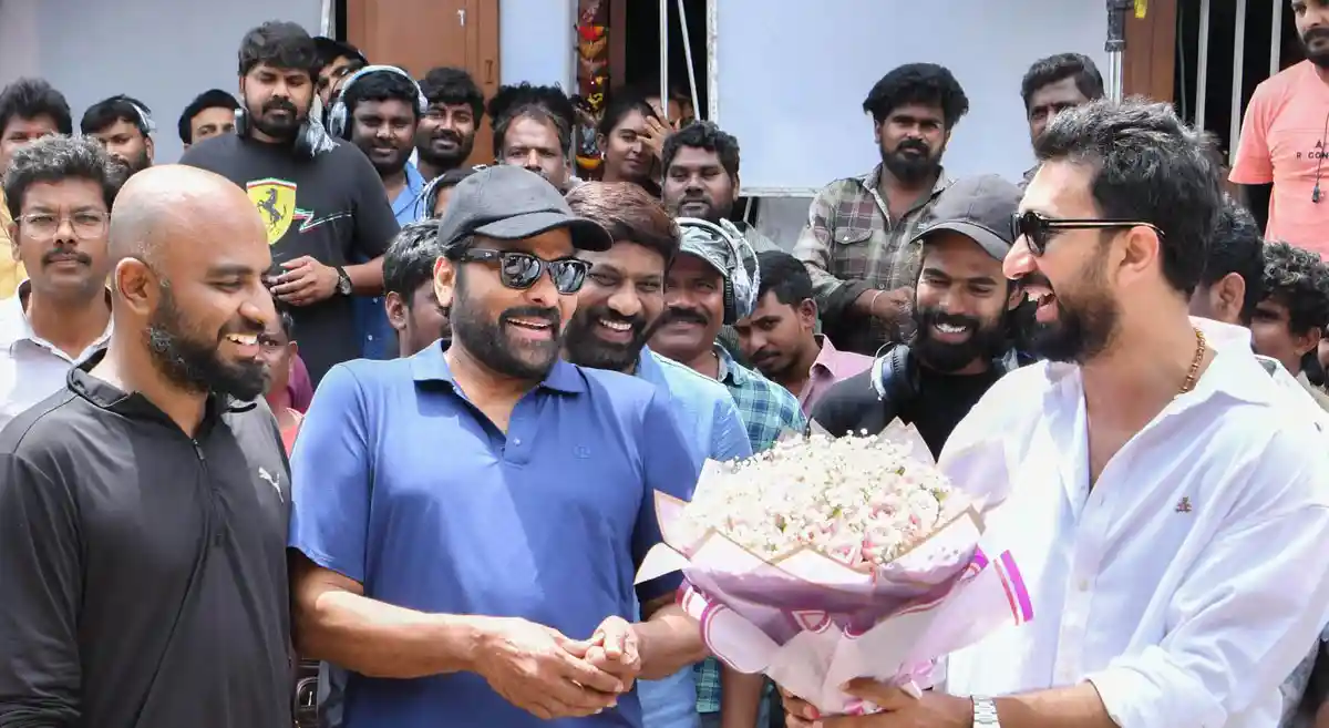 Chiranjeevi-Bobby film Mega158 completes 40 days shoot, first half locked