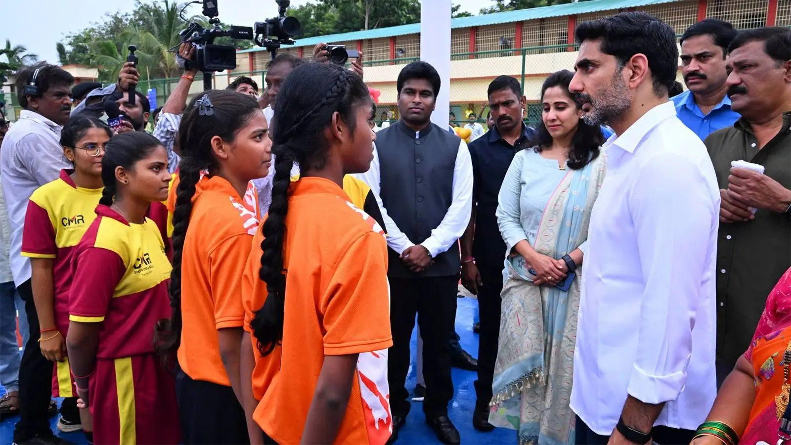 AP minister Lokesh launches She Play for girls' sports