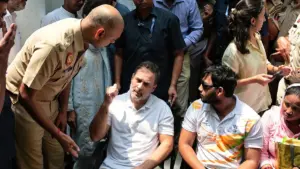 Rahul Gandhi sit-in gets FIR on pellet gun victim's complaint