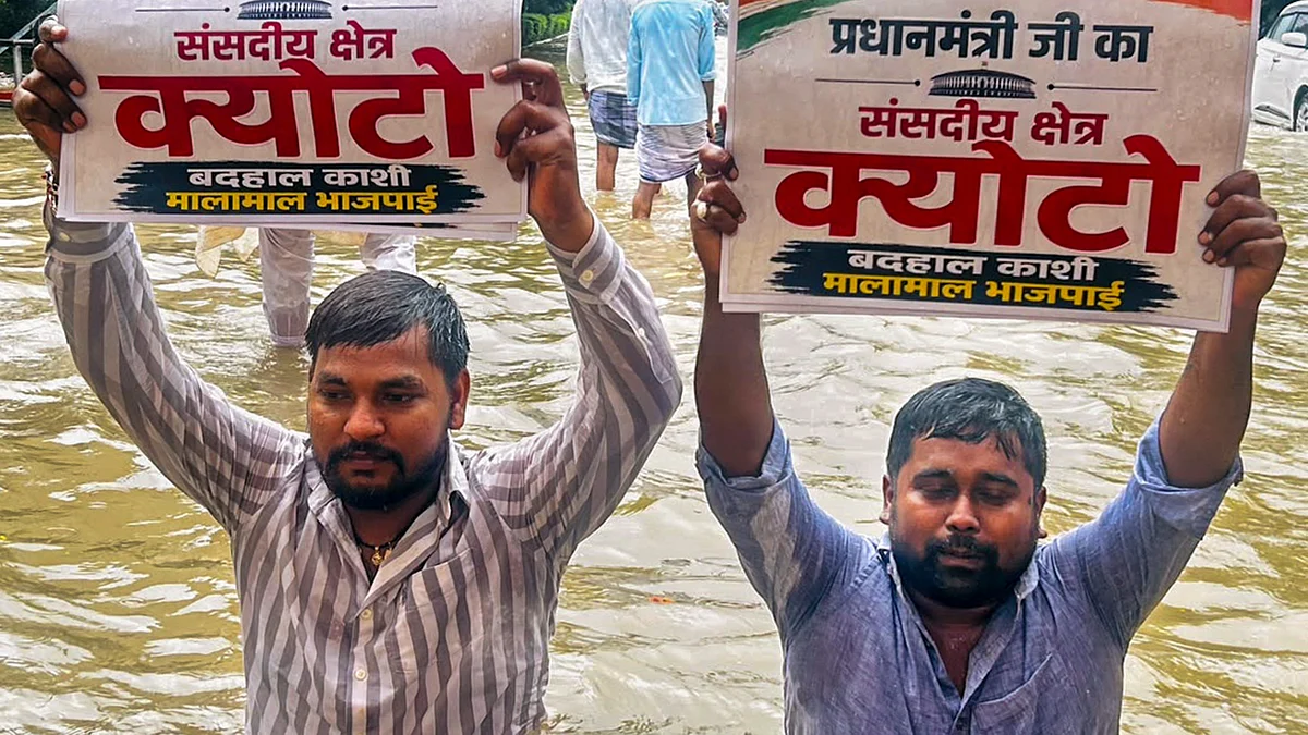 Ganga floods submerge all 84 Varanasi ghats, disrupt cremations