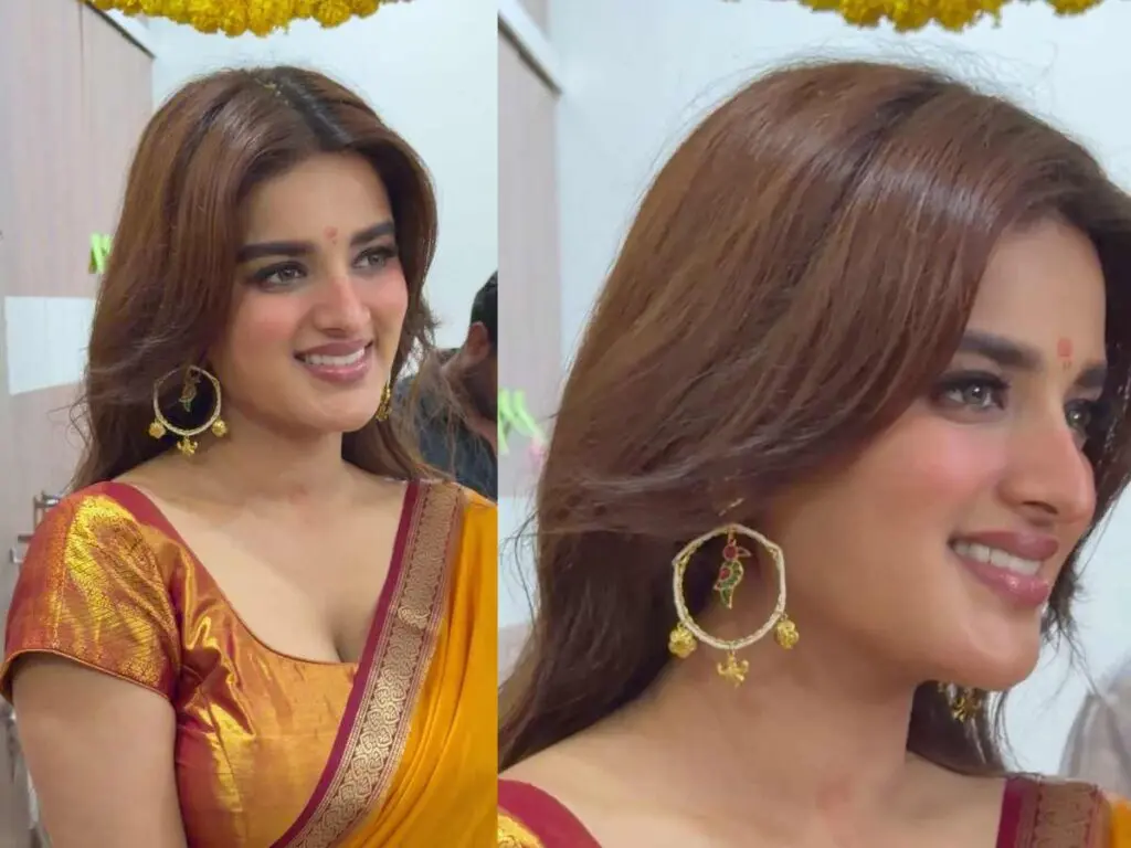 Nidhhi Agerwal turns 33 at new film launch