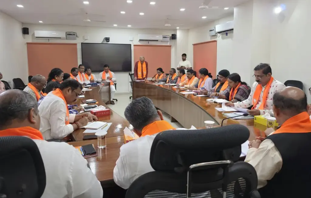 Odisha BJP holds key organisational meeting in Bhubaneswar