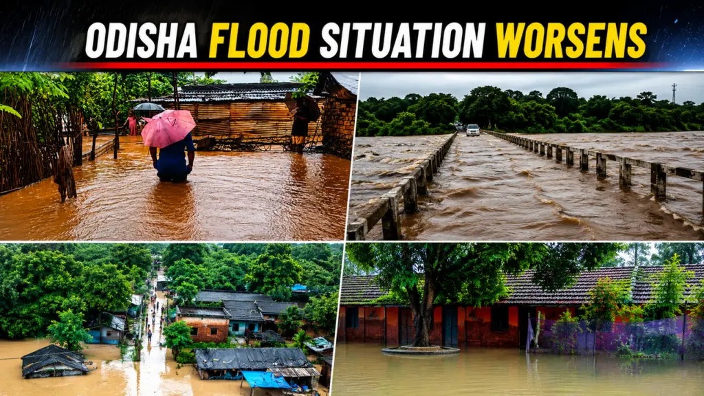 Odisha floods: 4 districts hit, 3,000 evacuated as rivers overflow