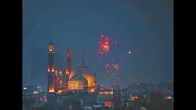 Old Delhi celebrates Independence Day with kite-flying, food, and fireworks