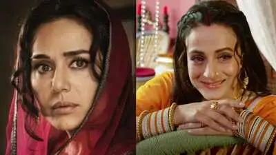Ameesha Patel reacts to fan comparing Preity Zinta’s Batwara look to her Sakina