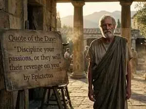 Epictetus: discipline passions or they will revenge you