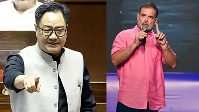 Congress calls Kiren Rijiju 'stunt master', he hits back on swimming technique