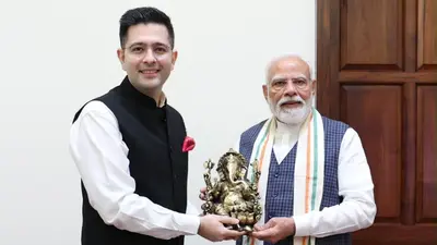 Raghav Chadha meets PM Modi, calls it enriching interaction