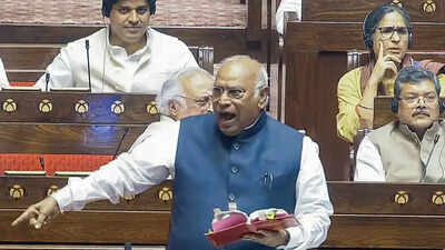 Kharge, Rijiju clash over Rule 240 as Rajya Sabha stalls