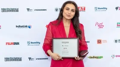 Rani Mukerji honoured for excellence in acting at IFFM Melbourne