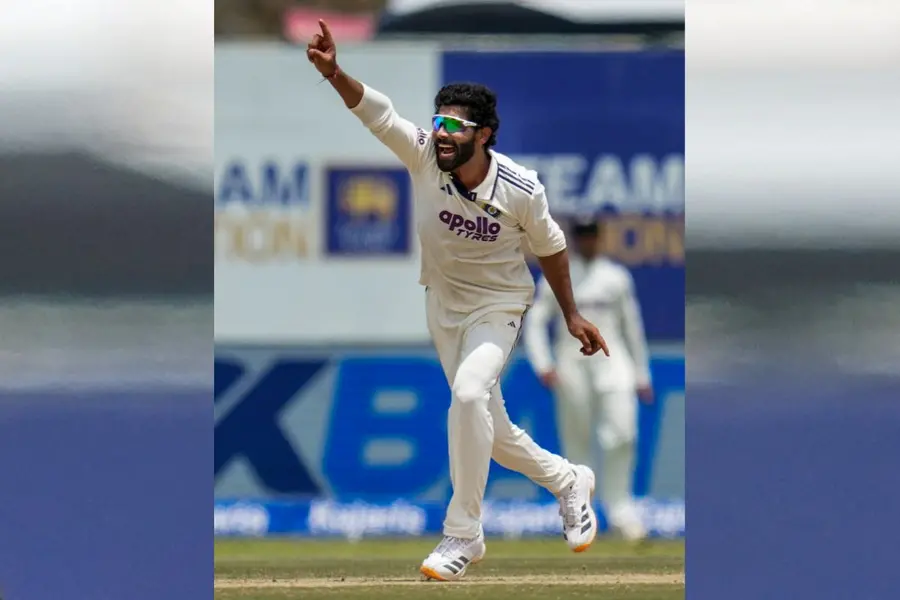Jadeja becomes first Indian left-arm bowler to take 350 Test wickets