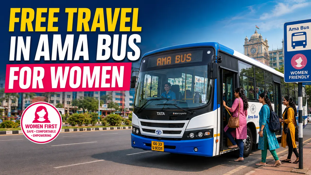 Raksha Bandhan: free Ama Bus travel for women in 7 Odisha cities