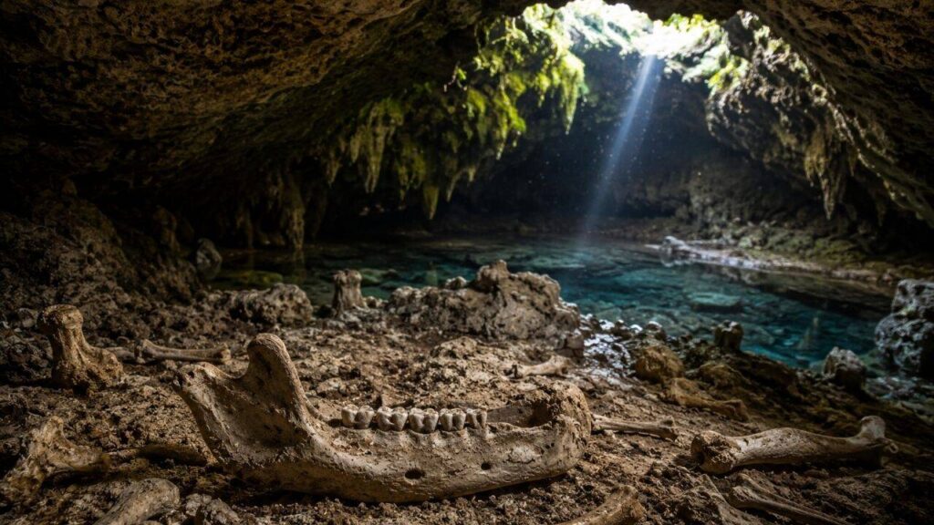 South Australia cave bones record effects of light and darkness