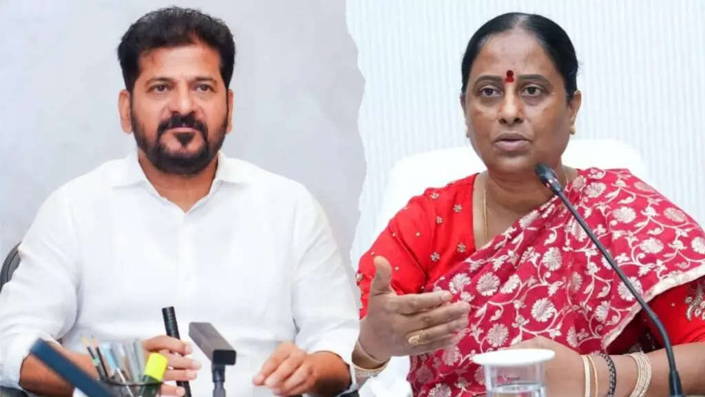 Revanth Reddy removes Konda Surekha's officers in Congress feud