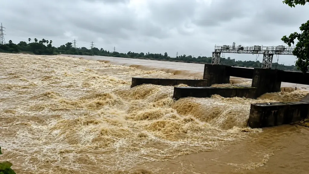 Odisha flood: river levels fall but breaches waterlog villages