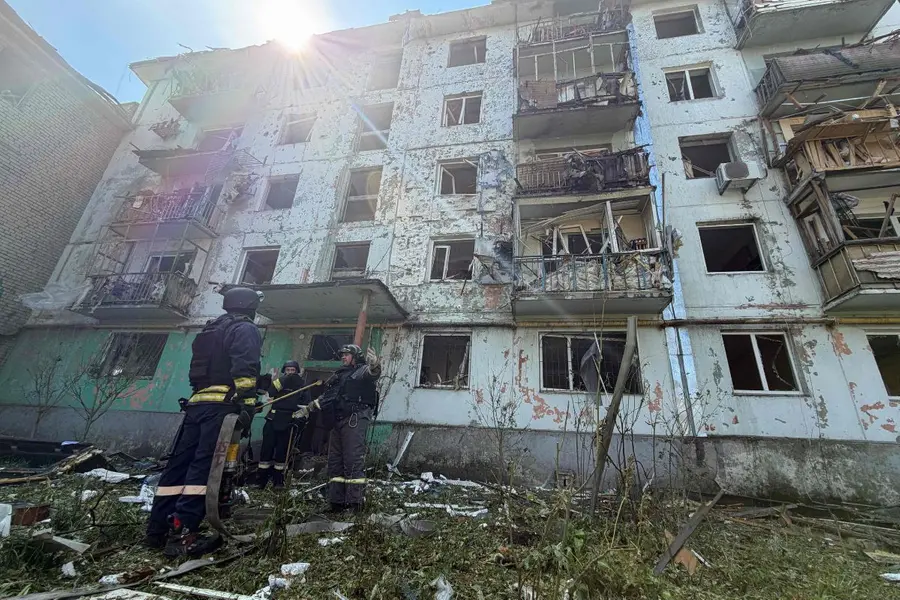 Ukrainian drone attack kills 12 in Russian oil hub city