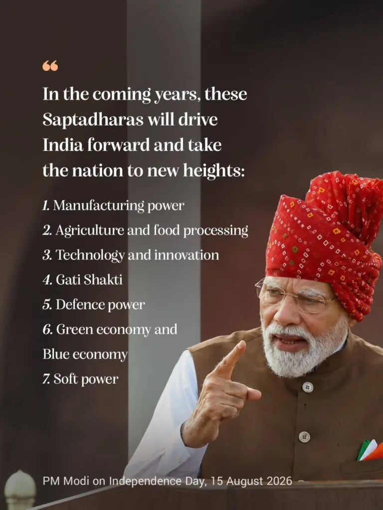 PM Modi unveils 7-point 'Sapta Dhara' framework to boost soft power