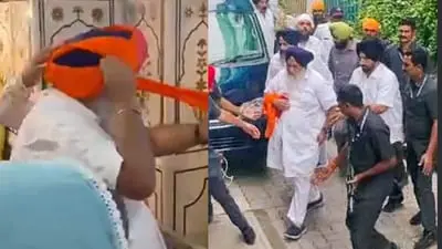 Sukhbir Badal Attacked by Nihang With Kirpan at Nanded Gurdwara