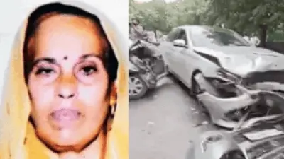 Woman, 70, killed in Delhi Mercedes crash; driver son of Haryana police officer