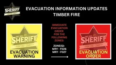 Big Sur wildfire grows to 800 acres, evacuation orders issued