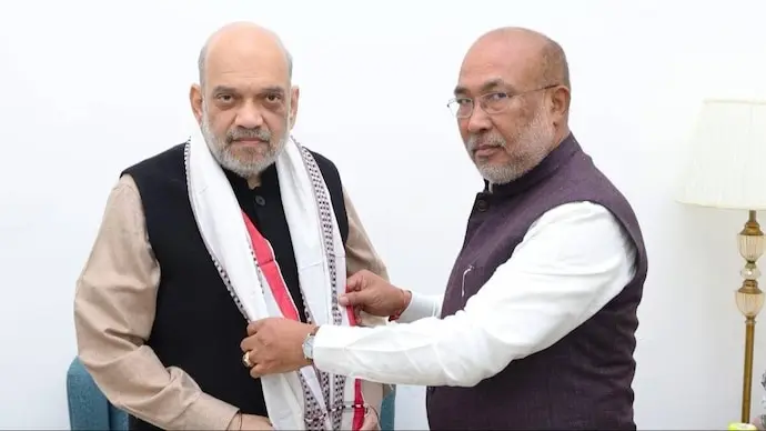 Biren Singh raises NRC-before-census demand with Amit Shah