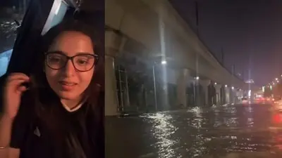 Noida waterlogging videos mock 'planned city' after rains