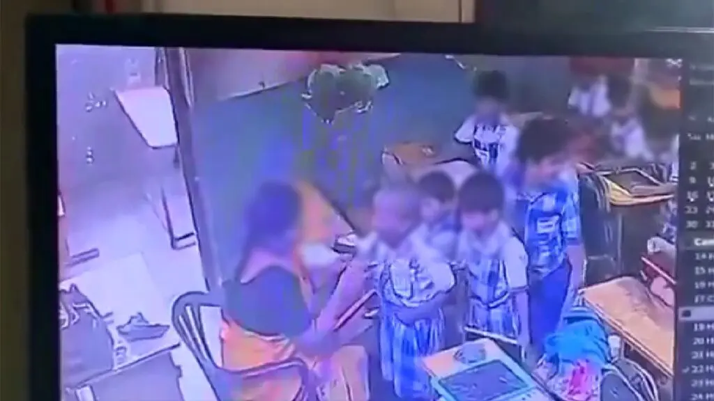 Vizag teacher slapped boy before collapse, CCTV shows