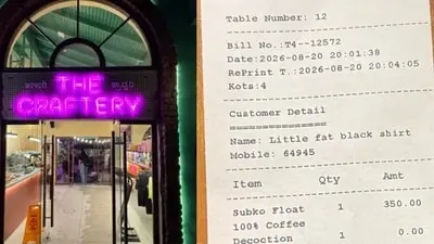 Subko Coffee Bengaluru bill calls customer 'little fat black shirt'