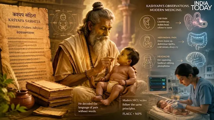 Ancient Indian text decoded baby pain language before modern science